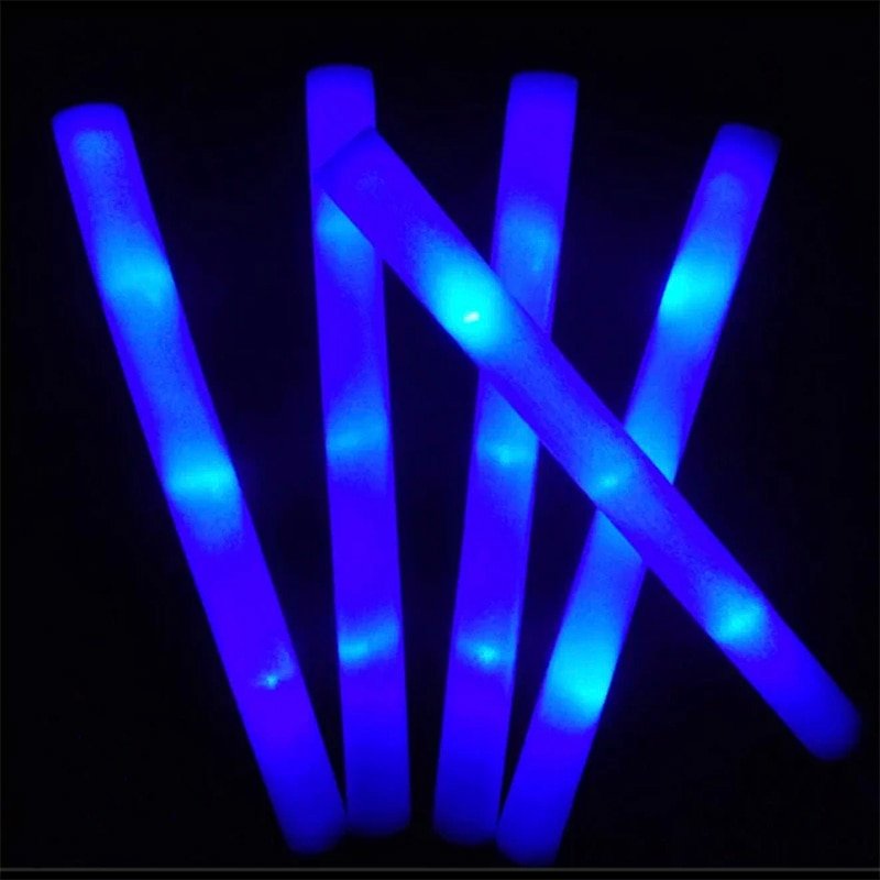 Foam LED Glow Sticks - Mono Colored