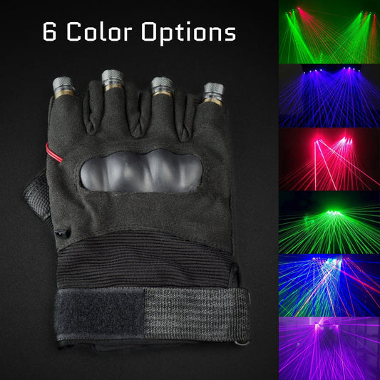 Laser Gloves - ElectricDanceCulture - Green and Red