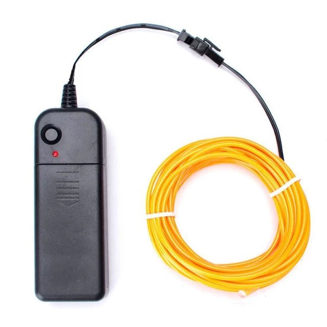 Luminous El Wire LED Cable - ElectricDanceCulture - Yellow