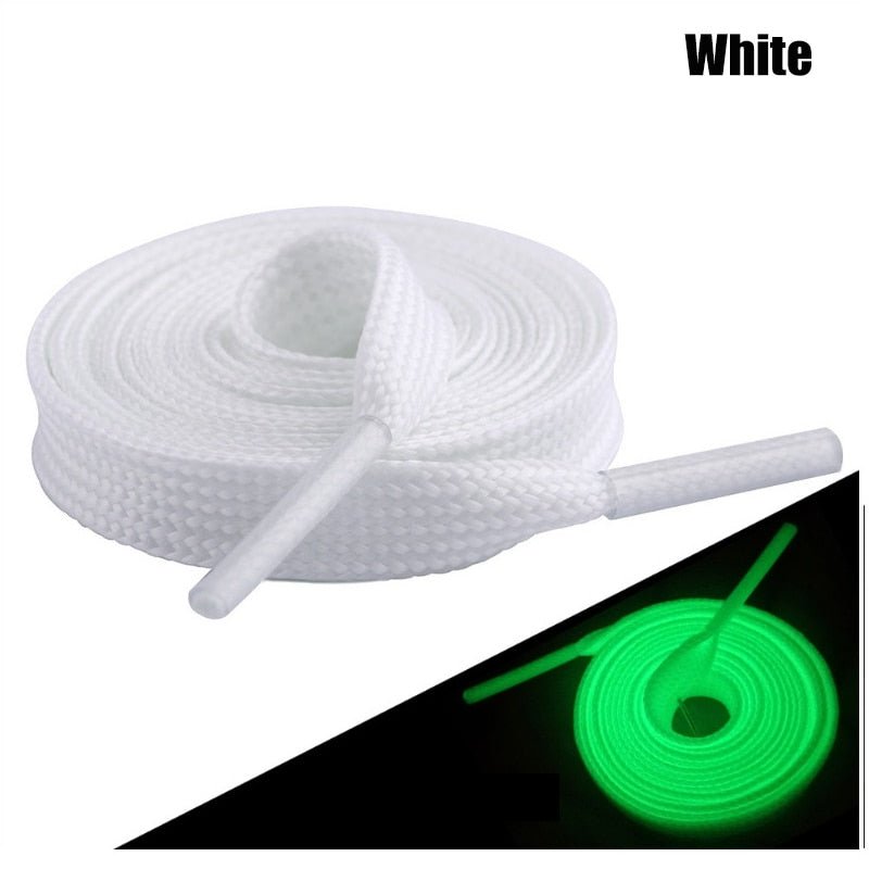 Luminous Shoelaces - ElectricDanceCulture - White