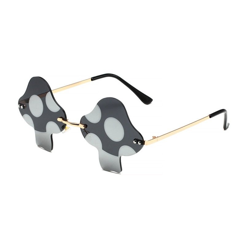 Shroom Sunglasses - ElectricDanceCulture - Black & White